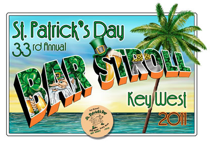 St. Patrick's Day Bar Stroll 2011 T-Shirt front