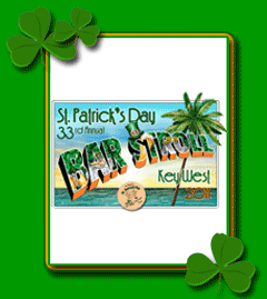 2011 St. Patricks Day Bar Stroll Key West T-shirt