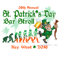 2016 St. Patrick's Day Bar Stroll T-Shirt