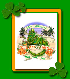  St. Patricks Day Bar Stroll Key West T-shirt