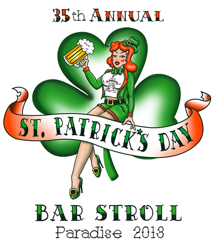 2008 St. Patrick's Day Bar Stroll T-Shirt