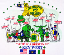 1992 St. Patrick's Day Bar Stroll T-Shirt
