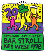 1998 St. Patrick's Day Bar Stroll T-Shirt